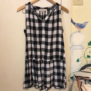 LOFT Tops - Loft navy buffalo plaid tank top LOFT Tops - Loft navy buffalo plaid tank top